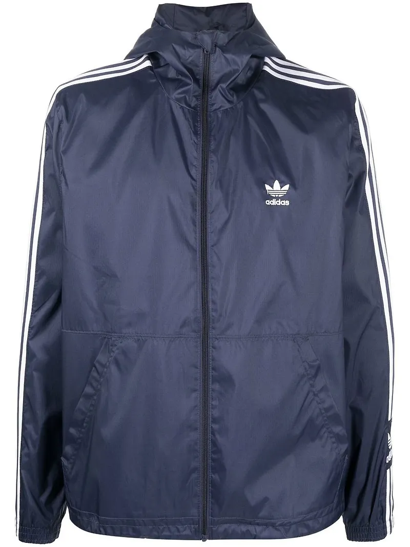 adidas jacka med huva - Blå