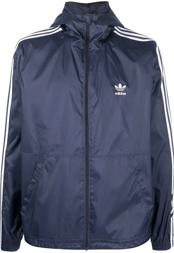 adidas jacka med huva - Blå