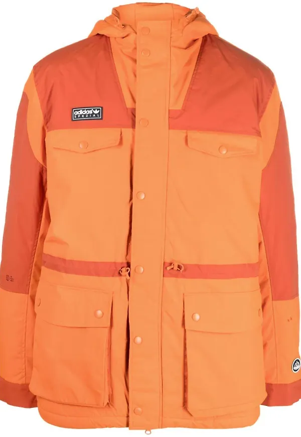 adidas jacka med huva - Orange