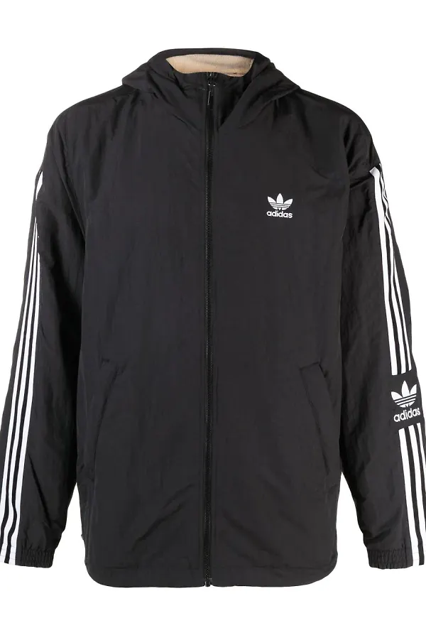 adidas jacka med huva - Svart
