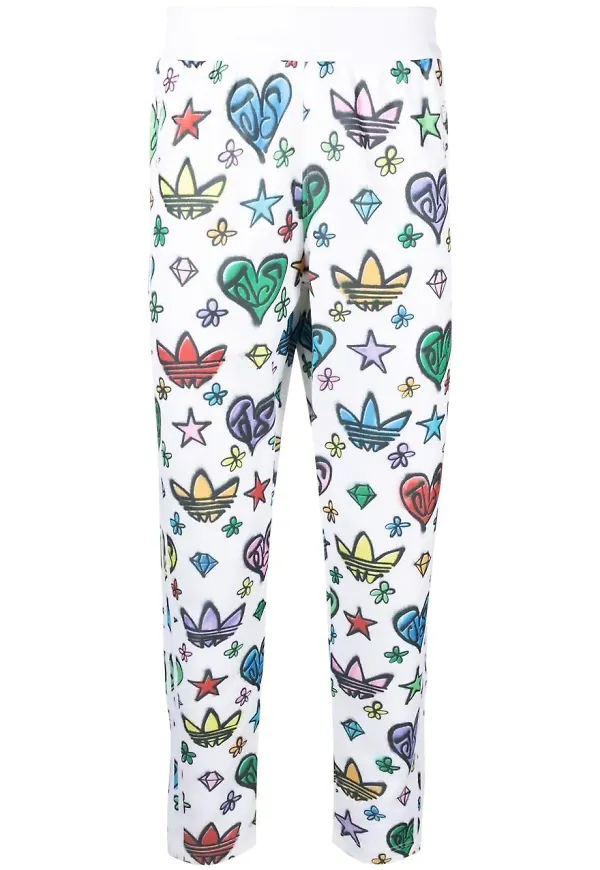 adidas Jeremy Scott sweatpants - Vit