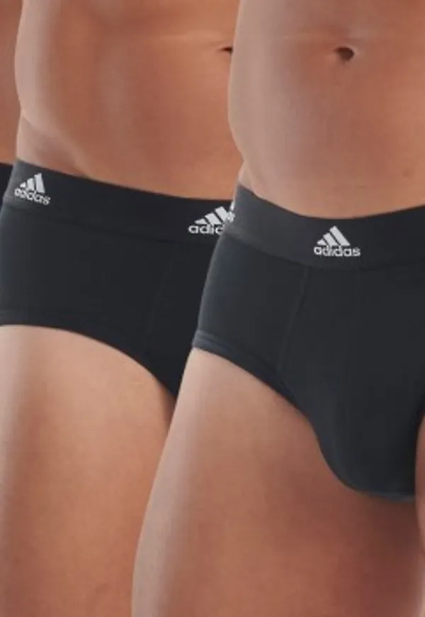 adidas Kalsonger 3P Active Flex Cotton Brief Svart bomull XX-Large Herr