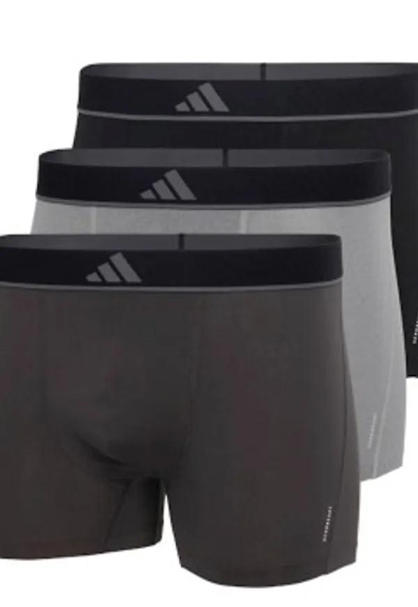 adidas Kalsonger 3P Active Micro Flex Trunk Svart/Grå polyester X-Large Herr