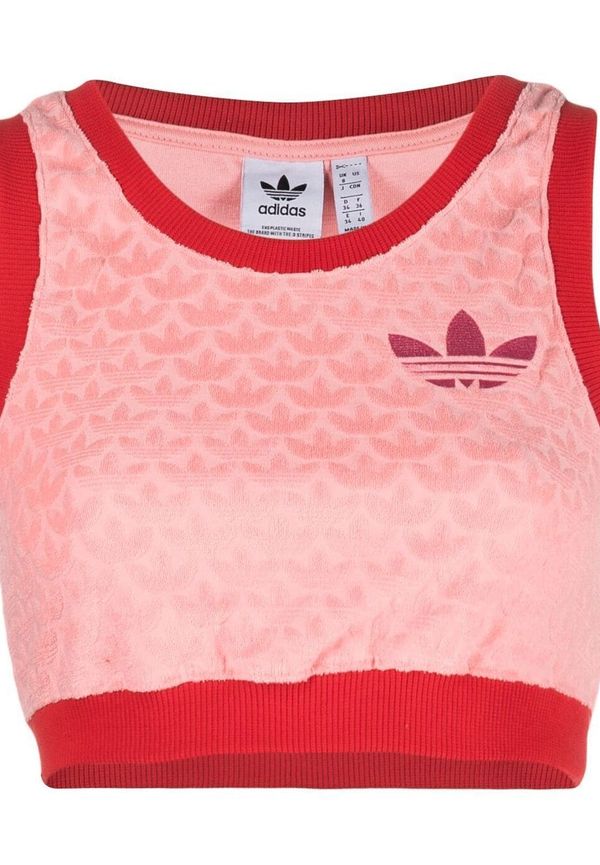 adidas kort väst med monogram - Rosa
