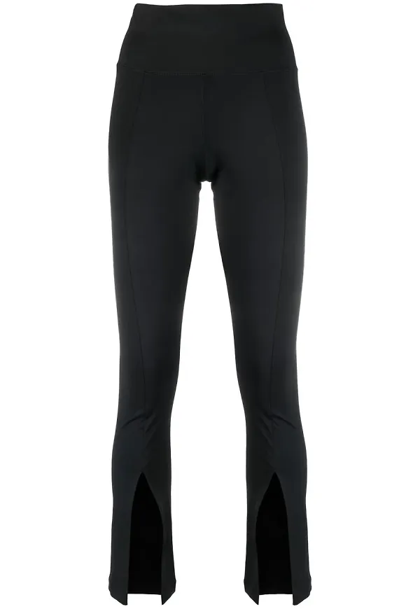 adidas leggings med slits - Svart