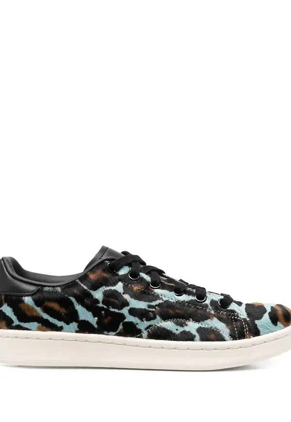 adidas leopardmönstrade sneakers - Blå