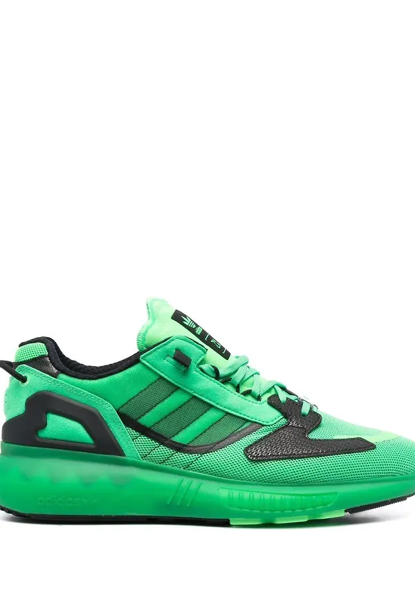 adidas låga sneakers med panel - Grön