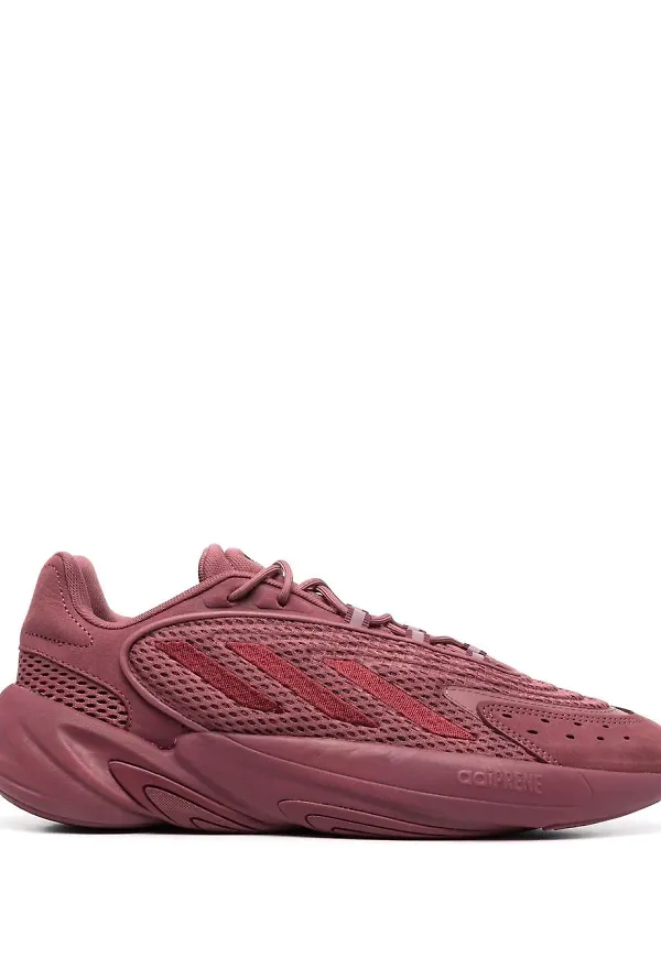 adidas låga sneakers med panel - Röd