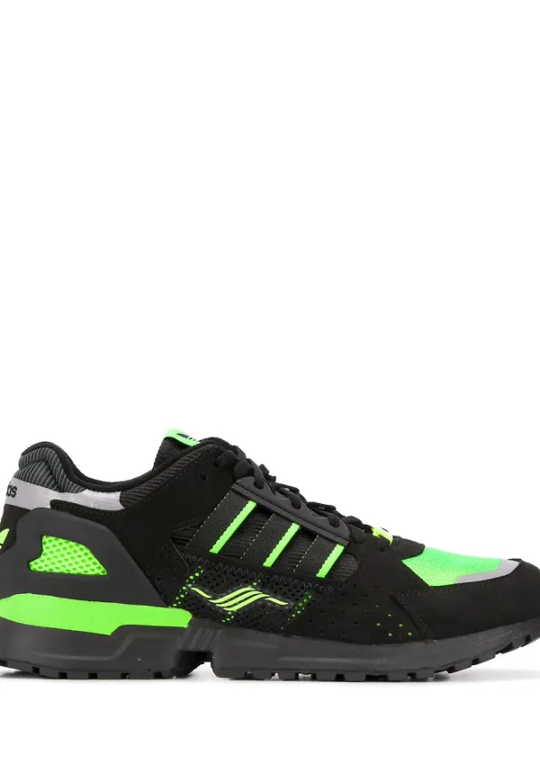 adidas låga sneakers med panel - Svart