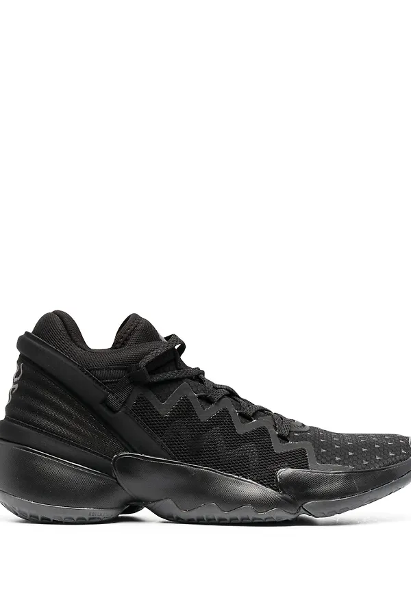 adidas låga sneakers med panel - Svart