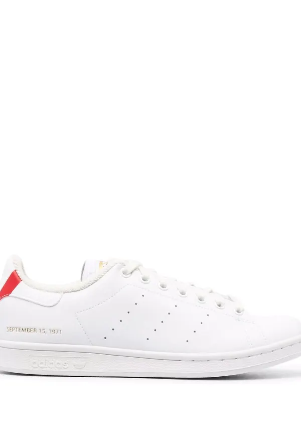 adidas låga sneakers med panel - Vit