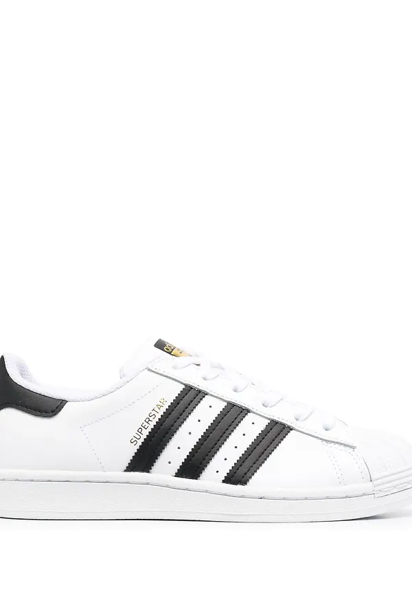 adidas låga sneakers med randdetalj - Vit