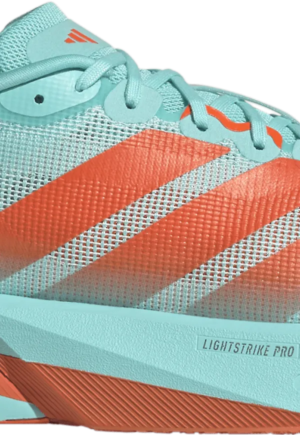 Adidas Men's Adizero Boston 13 Flash Aqua/Impact Orange/Iron Metal