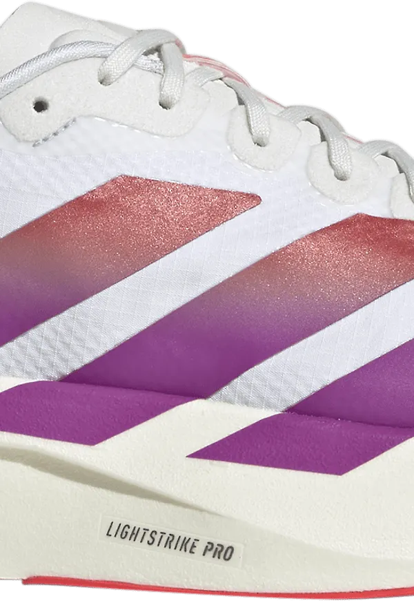 Adidas Men's Adizero Evo SL Ftwr white/Lucid red/Crystal white