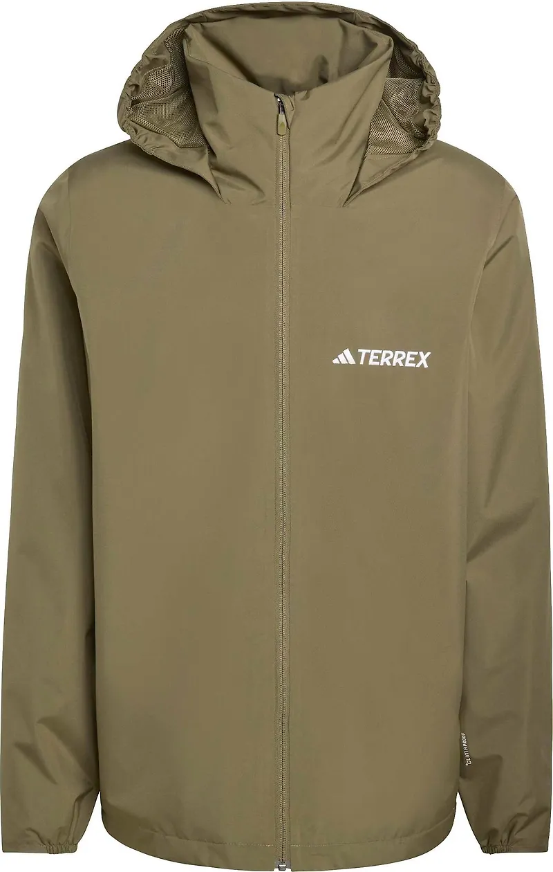 Adidas Men's Multi Essentials 2L Rain Jacket Olive Strata