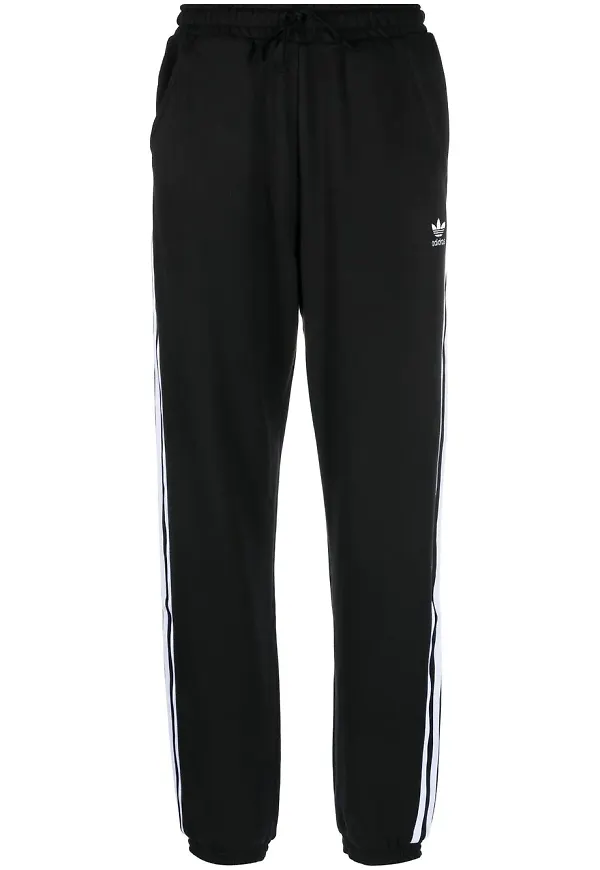 adidas mjukisbyxor med broderad logotyp - Svart