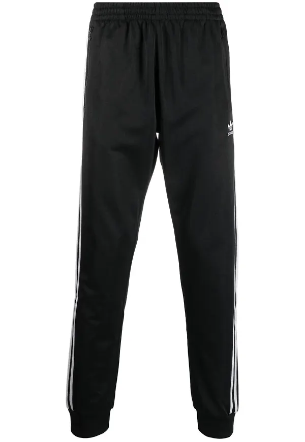 adidas mjukisbyxor med logotyp - Svart