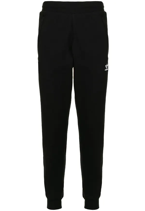 adidas mjukisbyxor med logotyprand - Svart