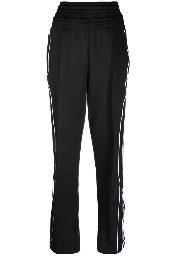 adidas mjukisbyxor med sidorand - Svart