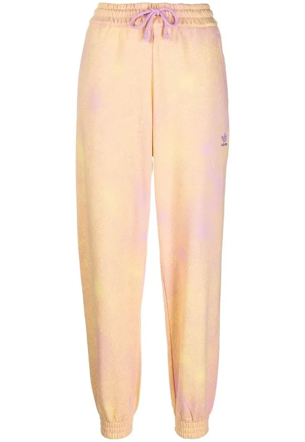 adidas mönstrade trackpants - Orange