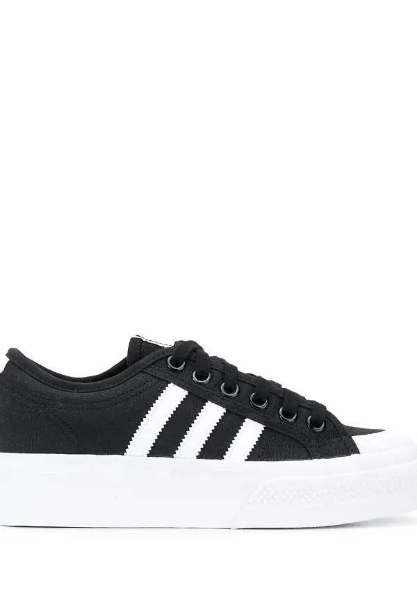 adidas Nizza platåsneakers - Svart