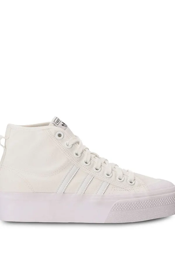 adidas Nizza platåsneakers - Vit