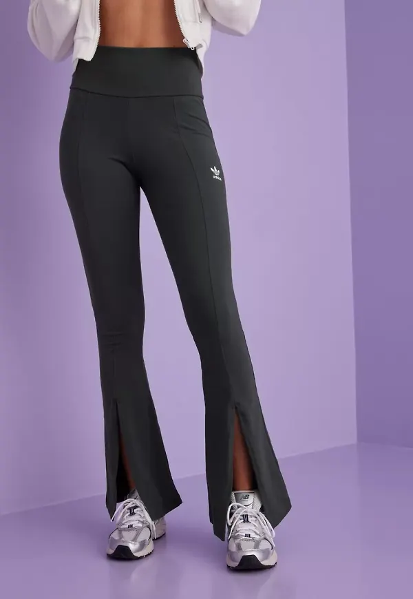 Adidas Originals - Byxor med slits - Black - Leggings - Byxor