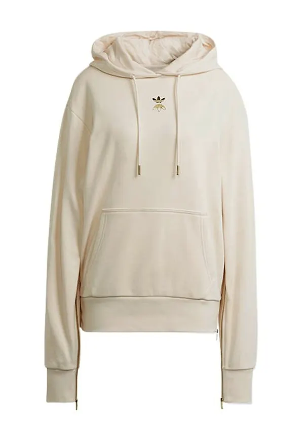 Adidas Originals - Hoodies - Beige - Dam - Storlek: Xs,S,M