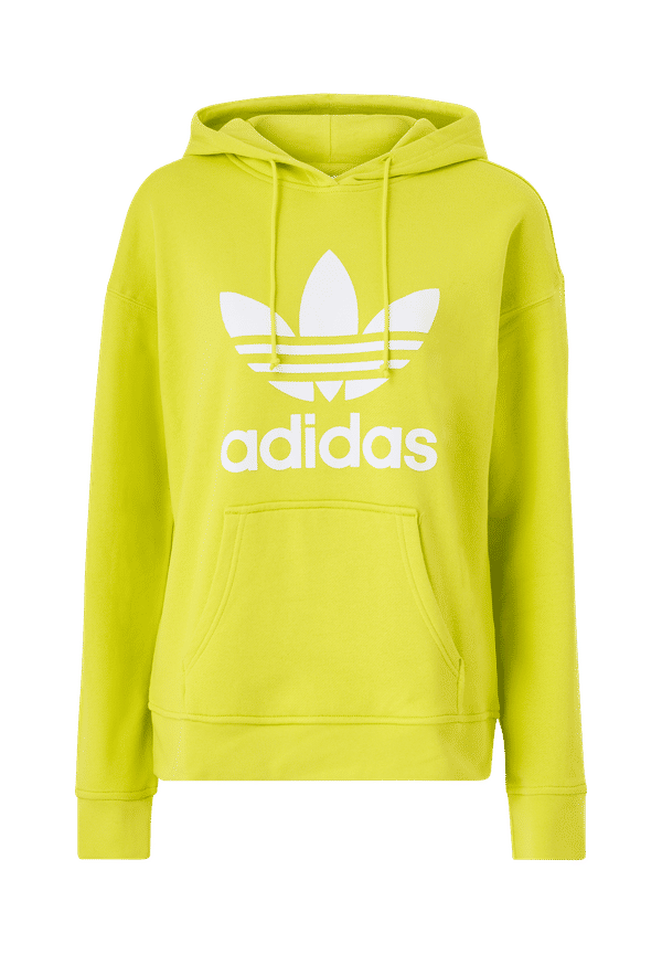 adidas Originals - Huvtröja Adicolor Trefoil Hoodie - Grön - 38