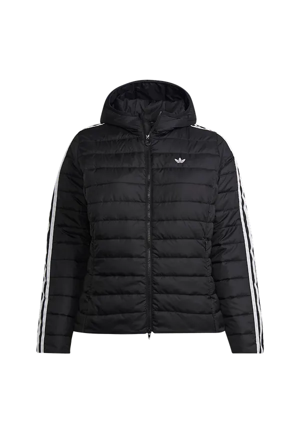 adidas Originals - Jacka Hooded Premium Slim Jacket Plus - Svart