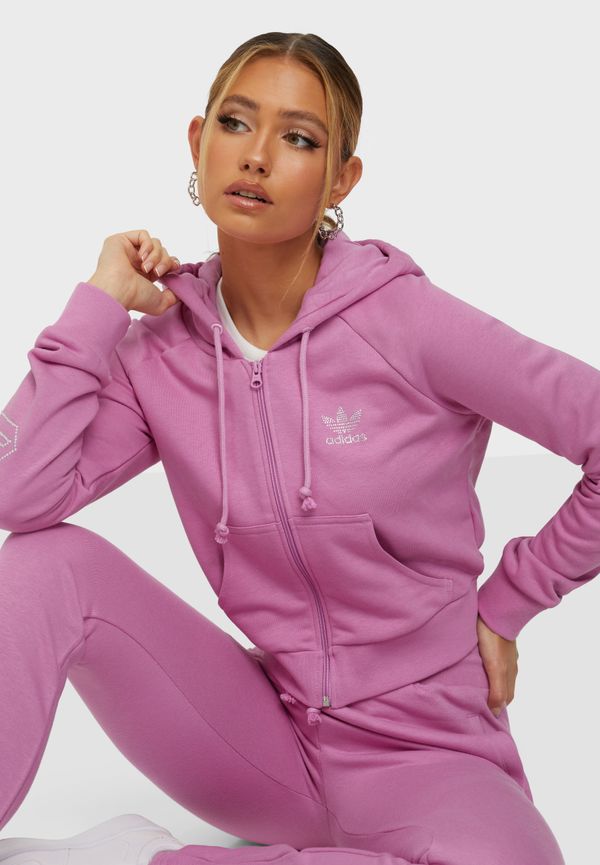 Adidas Originals - Tröjor - Pink - Cropped Tt - Tröjor