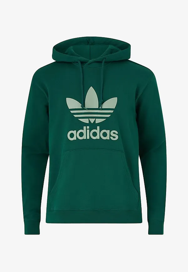 adidas Originals - Huvtröja Trefoil Hoody - Grön