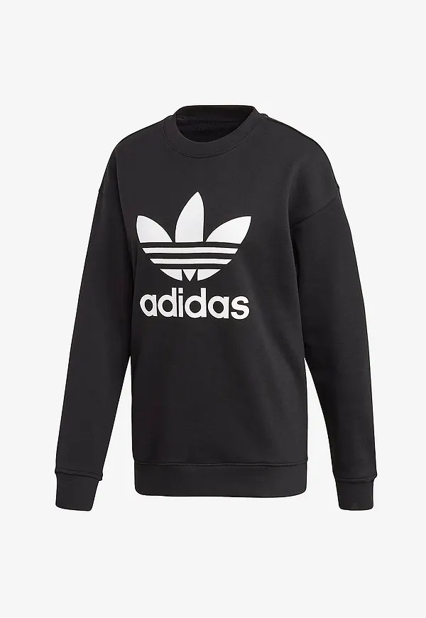 adidas Originals - Sweatshirt Trefoil Crew - Svart