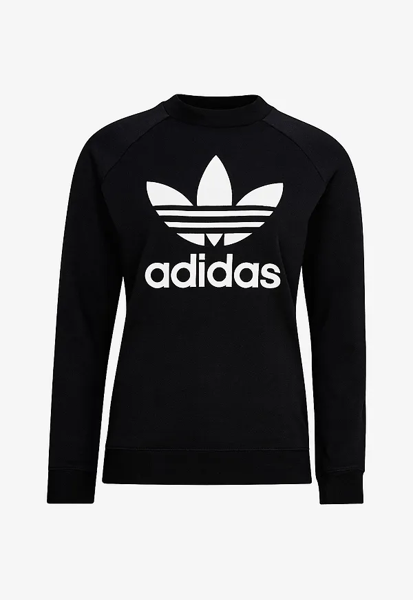 adidas Originals - Sweatshirt Trefoil Crewneck - Svart