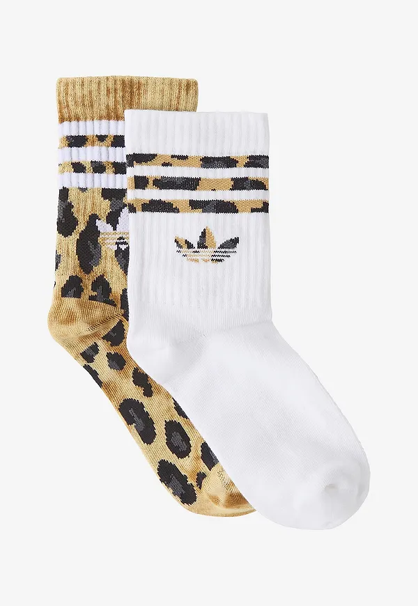 adidas Originals - Strumpor Leo Crew S 2P 2-pack - Brun