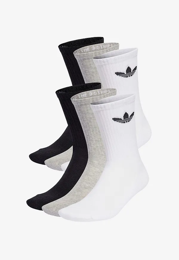 adidas Originals - Strumpor Tre Crw Sck 6-pack - Svart