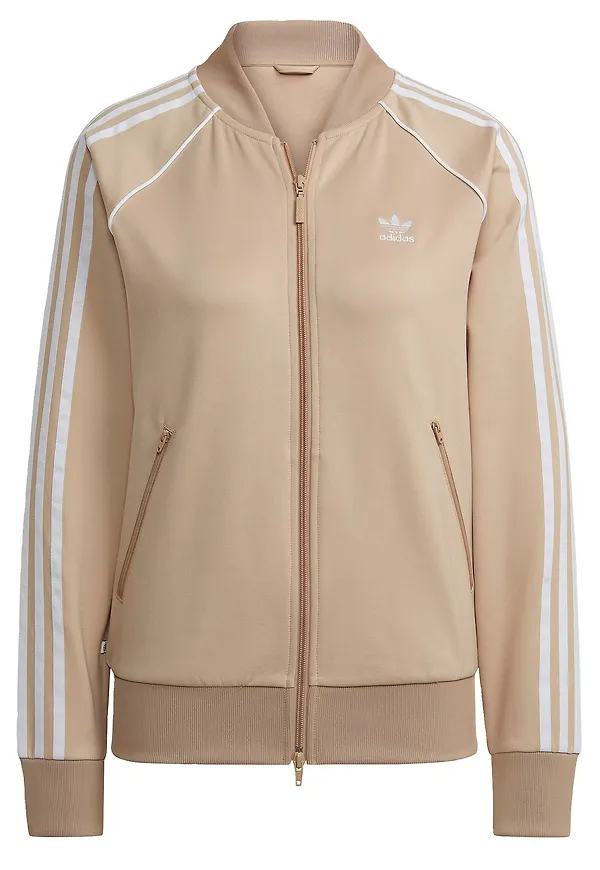 ADIDAS ORIGINALS Sweatjacka beige / vit