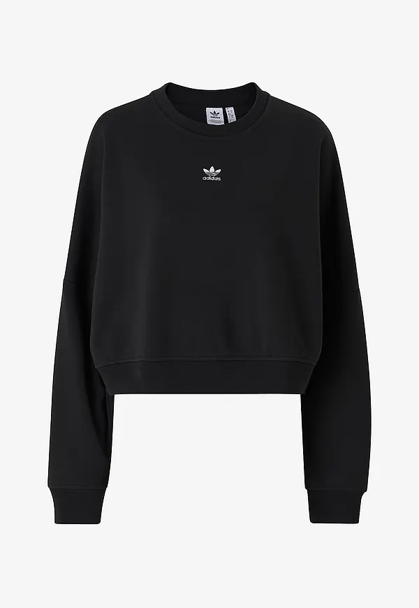 adidas Originals - Sweatshirt Ess Crew FL - Svart
