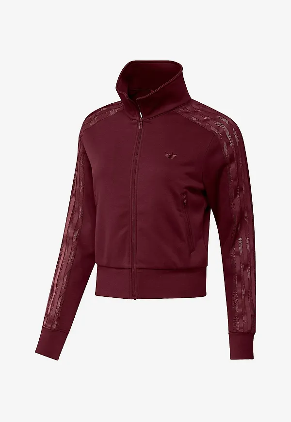 adidas Originals - Sweatshirt Firebird Lacett - Röd
