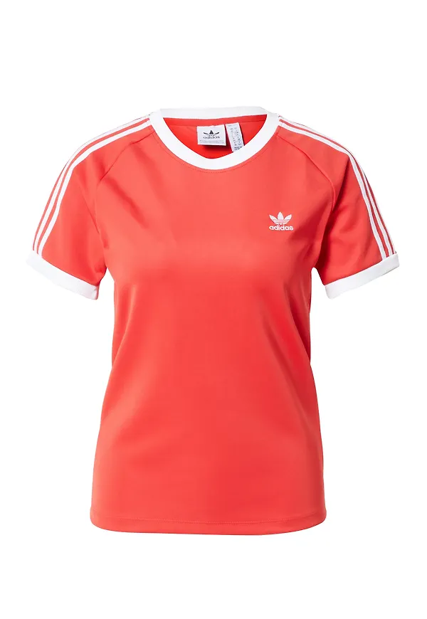 ADIDAS ORIGINALS T-shirt röd / vit