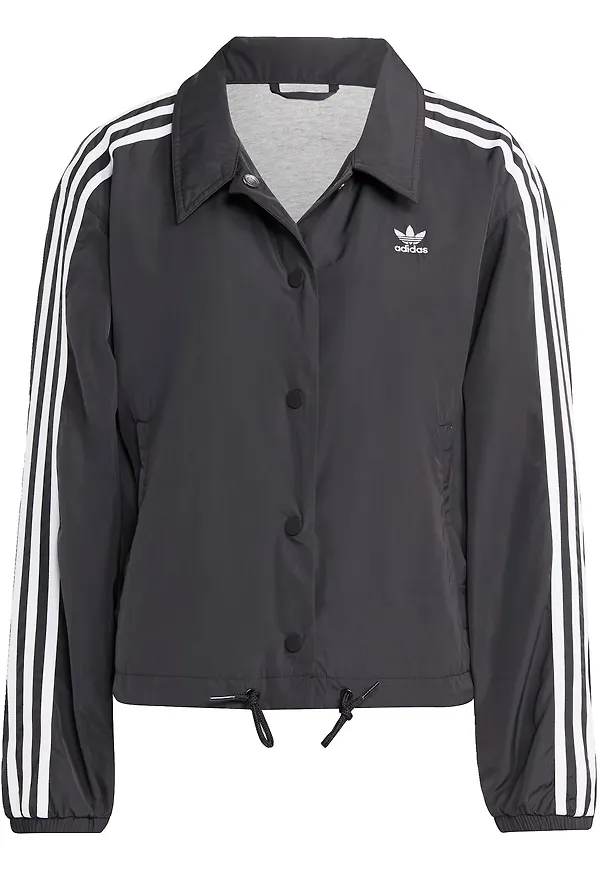 ADIDAS ORIGINALS Övergångsjacka grafit / vit