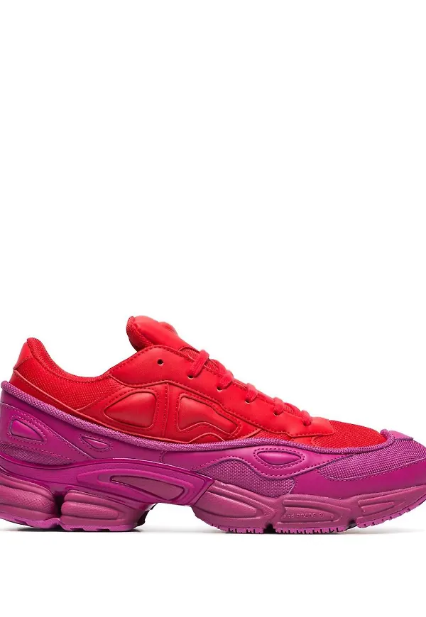adidas Ozweego lädersneakers - Röd