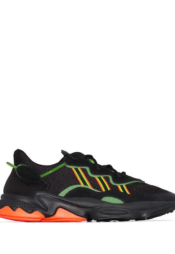 adidas Ozweego sneakers i mocka - Svart