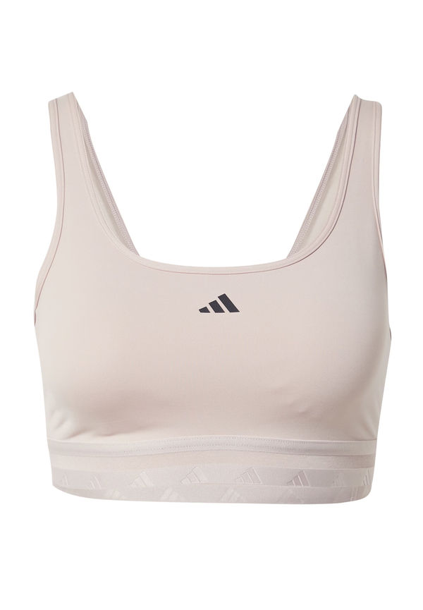 ADIDAS PERFORMANCE Sportbehå nude / svart