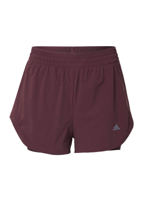 ADIDAS PERFORMANCE Sportbyxa grå / bordeaux