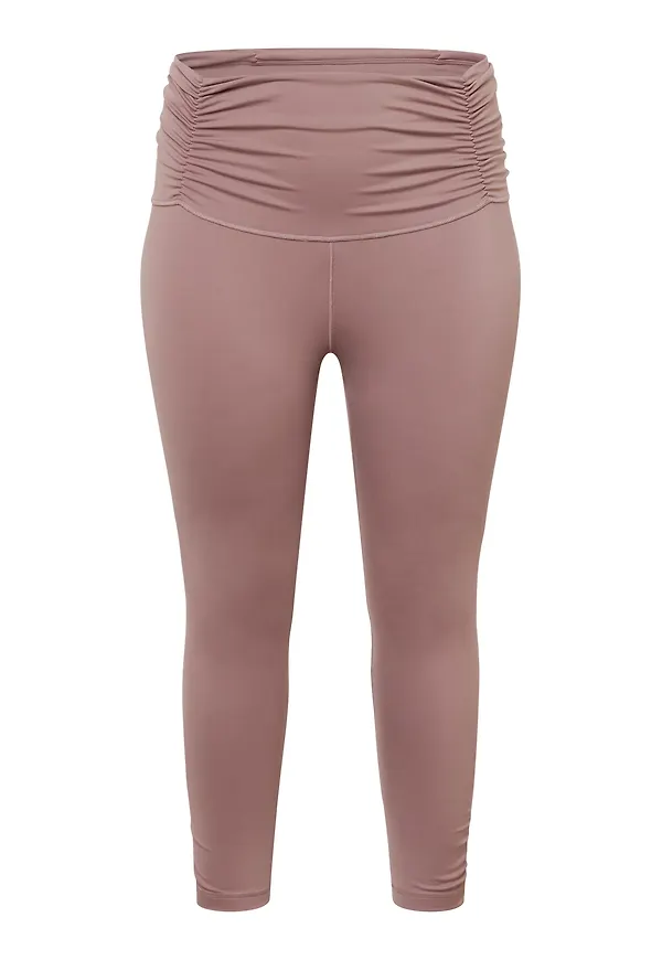 ADIDAS PERFORMANCE Sportbyxa rostbrun / vit