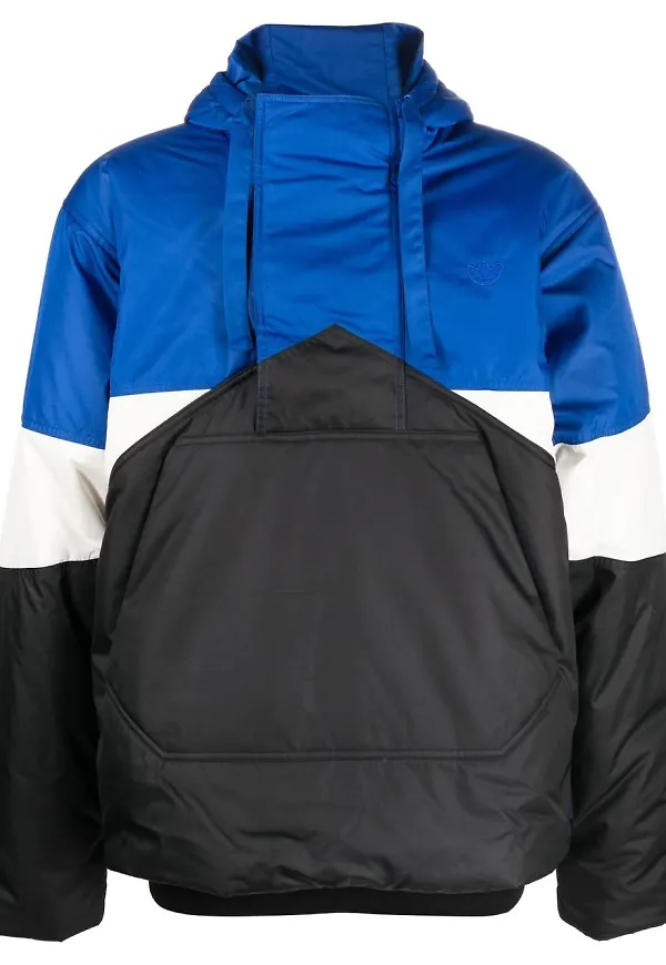 adidas puffjacka med färgblock - Blå