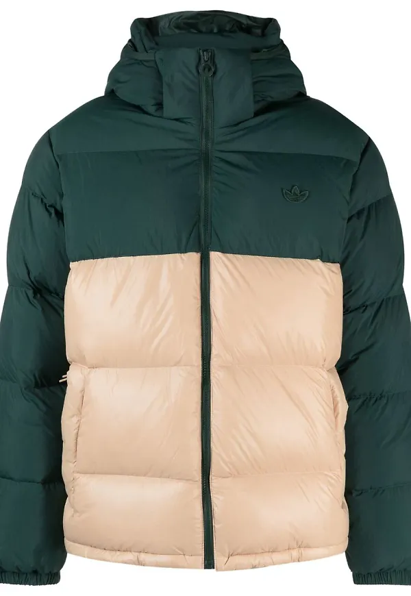 adidas puffjacka med kontrastpanel - Grön