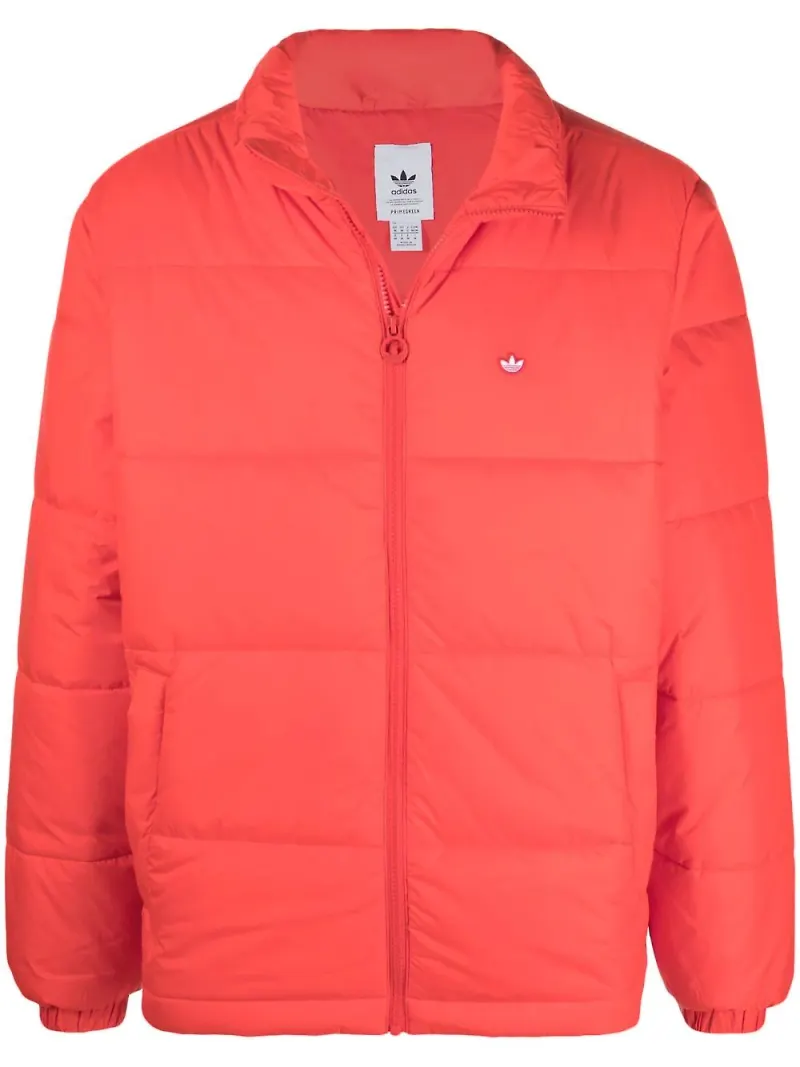 adidas puffjacka med stå-krage - Röd