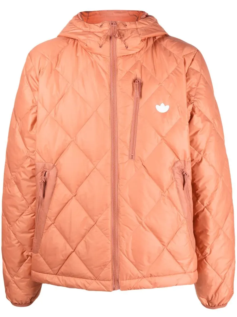 adidas quiltad jacka - Orange